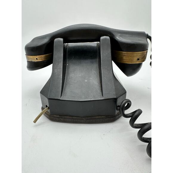 Antique Phone 1930s Automatic Electric Monophone Black Rotary Telephone Box RARE - Picture 14 of 16
